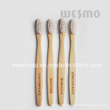 4-PC Set Eco-Friendly Bamboo Toothbrush (WBB0804C-N)